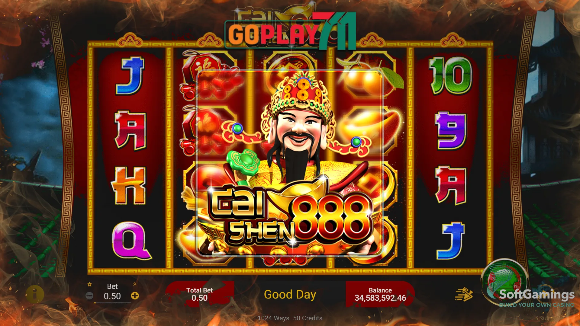 SPADE GAMING CAI SHEN 888