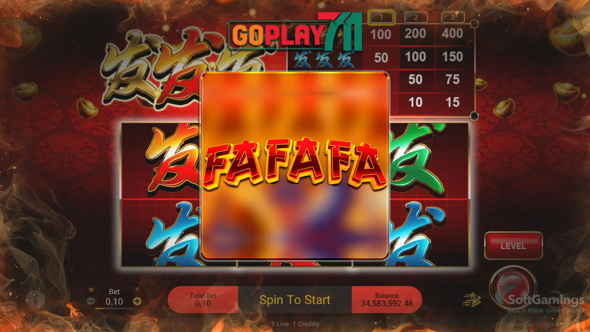 SPADE GAMING FA FA FA