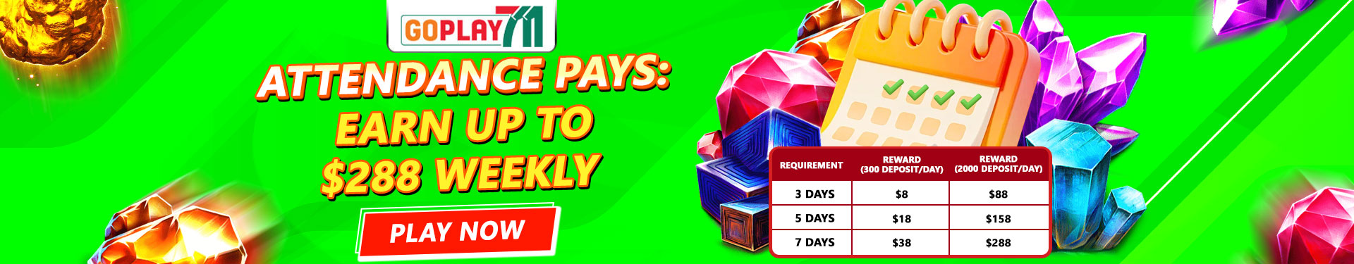Earn up to $288 Weekly