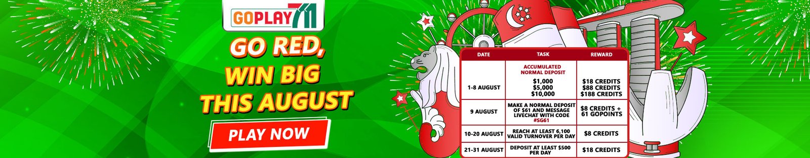 Go Red August Promo